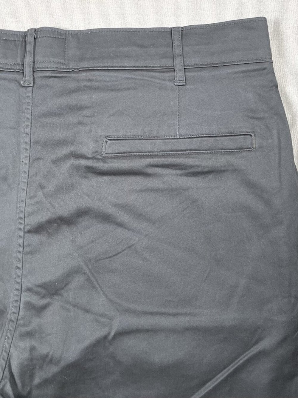NWT Abercrombie & Fitch Modern Chino Straight Dark Gray Pants - Men Size 38 X 34 - Picture 12 of 13